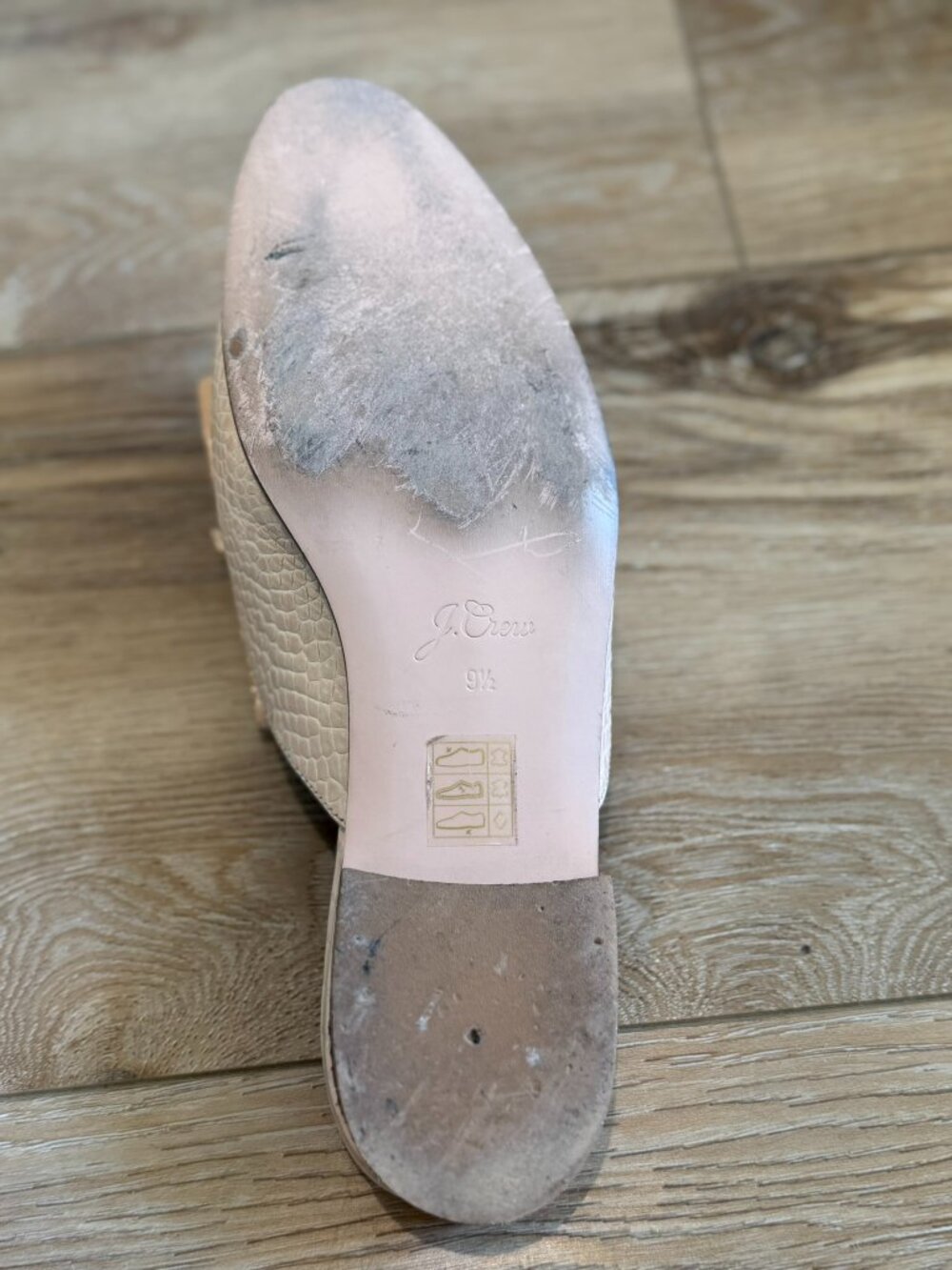 J Crew Academy Kiltie Loafer Mules Sz 9.5 - Picture 6 of 10